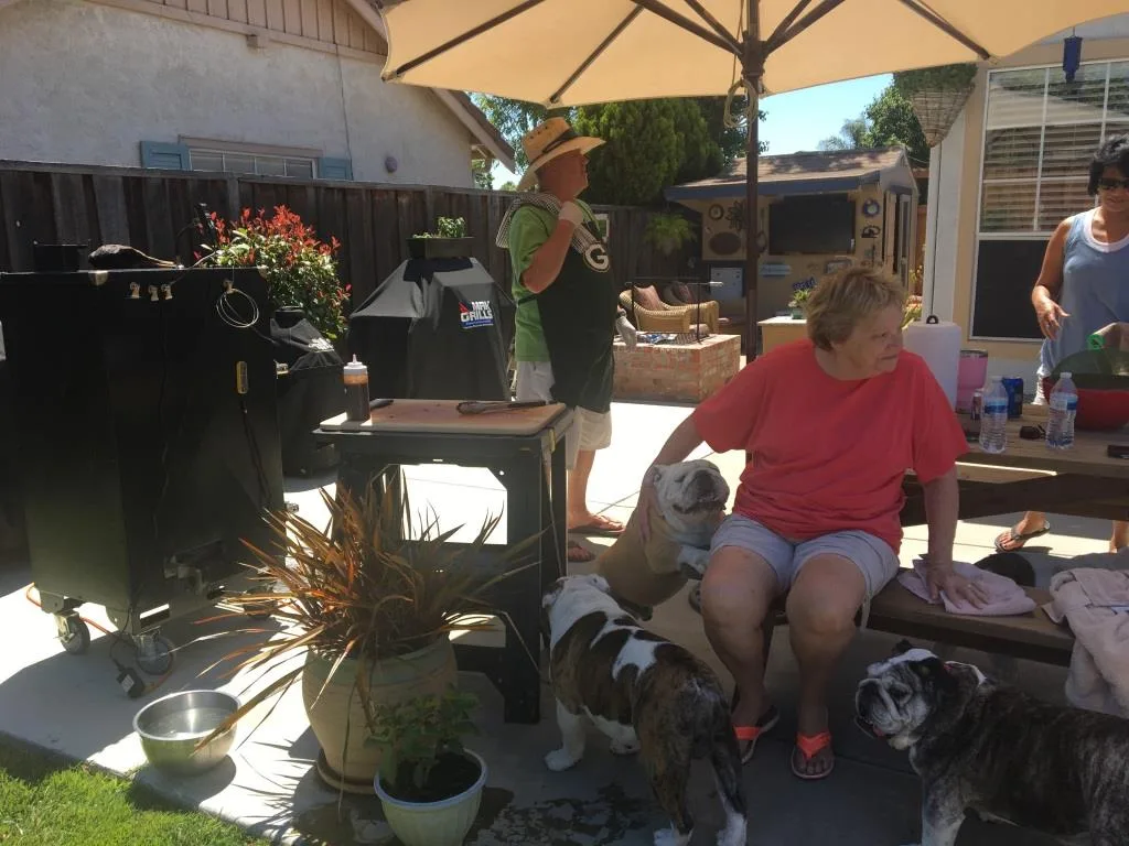 Backyard get together